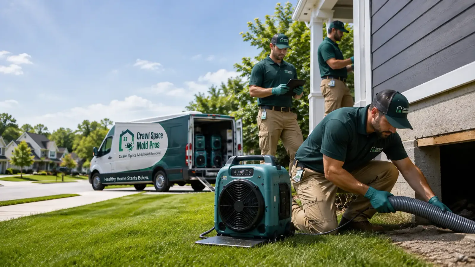 Crawl Space Mold Removal in Dix, NE